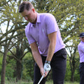 Embroidered Logo Pastel Polo - Purple